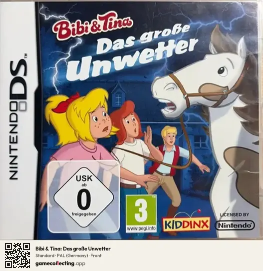 Bibi & Tina: Das große Unwetter Nintendo DS, Germany box front