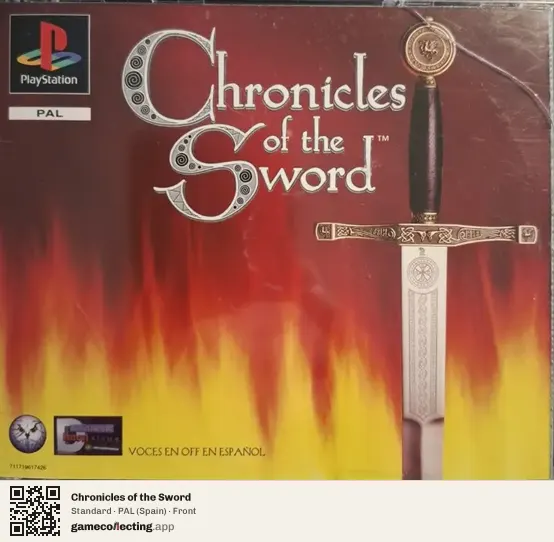 Chronicles of the Sword PlayStation, Spain box front