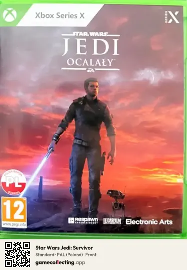 Star Wars Jedi: Survivor Xbox Series X, Poland box front