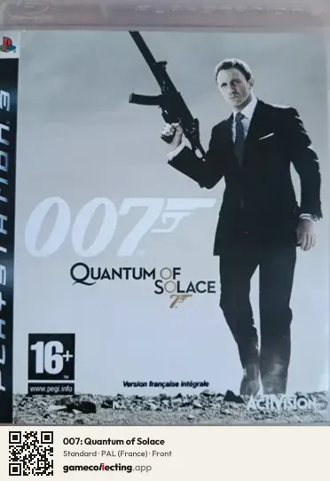 007: Quantum of Solace PlayStation 3, France box front