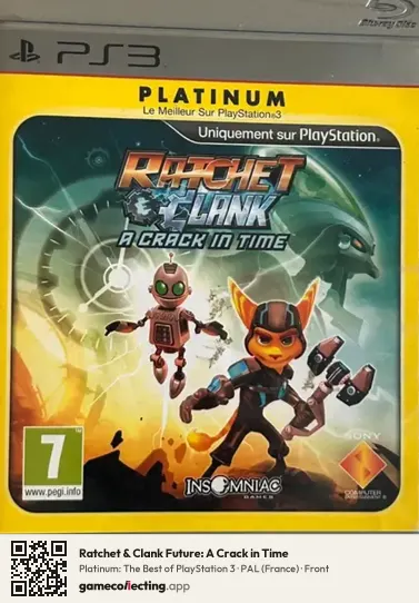 Ratchet & Clank Future: A Crack in Time PlayStation 3, France box front