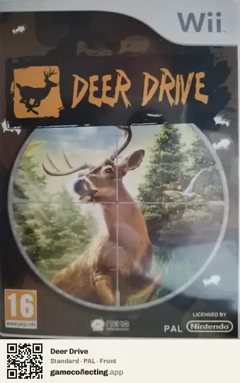 Deer Drive Nintendo Wii, PAL box front
