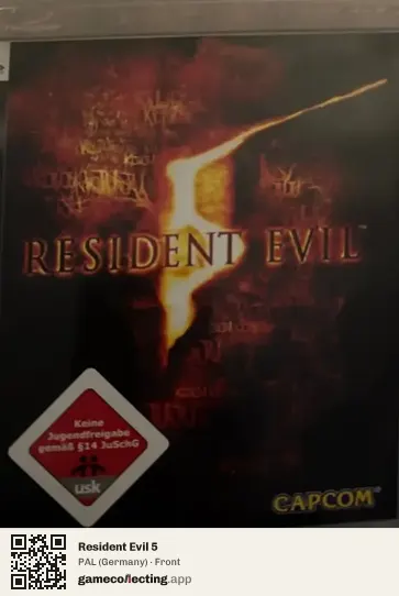 Resident Evil 5 PlayStation 3, Germany box front