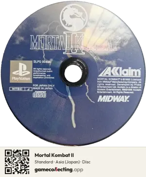 Mortal Kombat II PlayStation, Asia disc