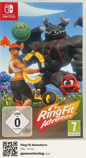 Ring Fit Adventure Nintendo Switch, PAL box front