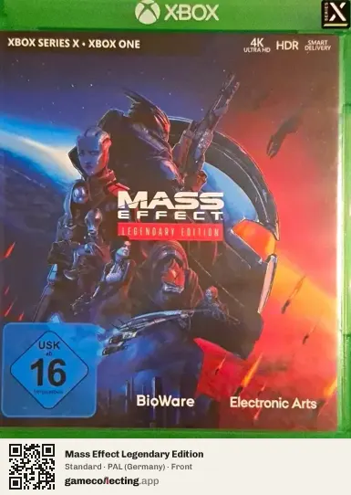 Mass Effect Legendary Edition Xbox Series X, Germany box front