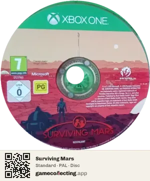 Surviving Mars Xbox One, PAL disc