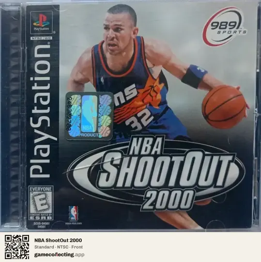 NBA ShootOut 2000 PlayStation, NTSC box front