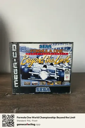 Formula One World Championship: Beyond the Limit Sega Mega-CD / Sega CD, PAL box front