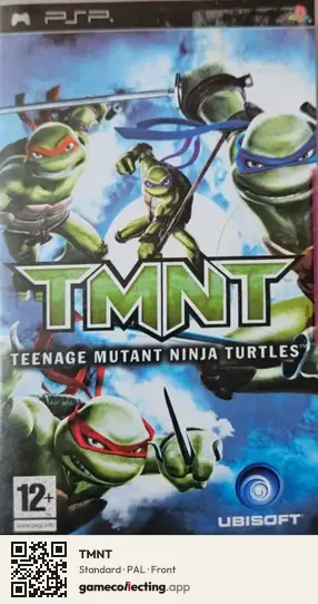 TMNT PlayStation Portable, PAL box front