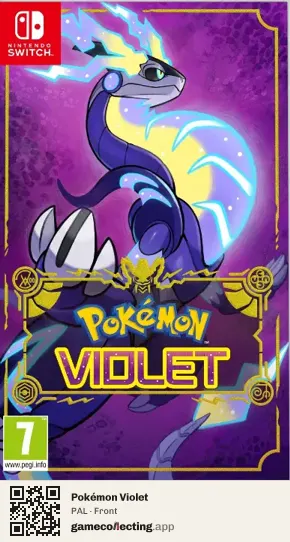 Pokémon Violet Nintendo Switch, PAL box front