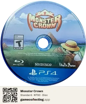 Monster Crown PlayStation 4, NTSC disc