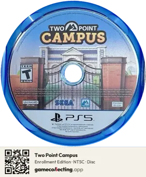 Two Point Campus PlayStation 5, NTSC disc