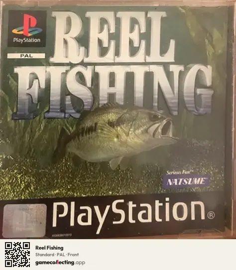 Reel Fishing PlayStation, PAL box front