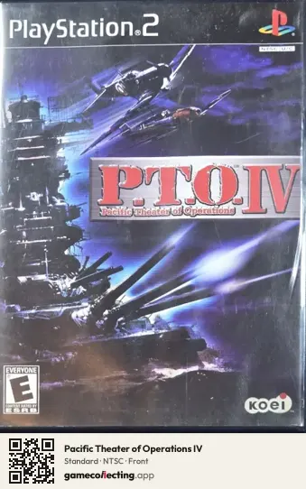 Pacific Theater of Operations IV PlayStation 2, NTSC box front