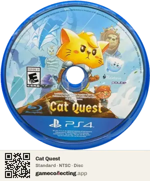 Cat Quest PlayStation 4, NTSC disc