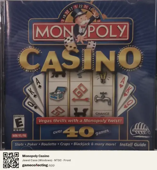 Monopoly Casino Computer, NTSC box front
