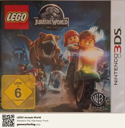 LEGO Jurassic World Nintendo 3DS, Germany box front