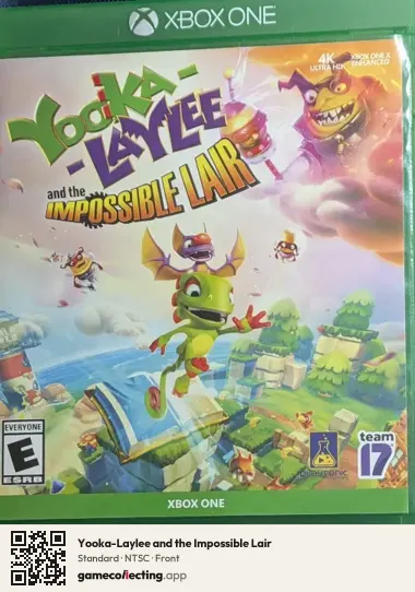 Yooka-Laylee and the Impossible Lair Xbox One, NTSC box front