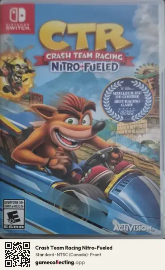Crash Team Racing Nitro-Fueled Nintendo Switch, Canada box front