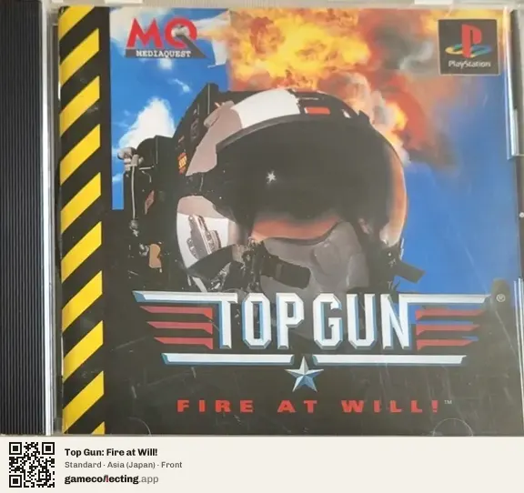 Top Gun: Fire at Will! PlayStation, Asia box front