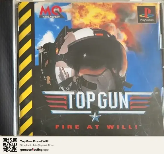 Top Gun: Fire at Will! PlayStation, Asia box front