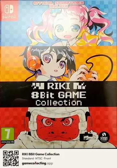 RIKI 8Bit Game Collection Nintendo Switch, NTSC box front