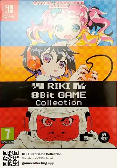 RIKI 8Bit Game Collection Nintendo Switch, NTSC box front