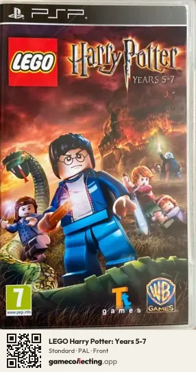 LEGO Harry Potter: Years 5-7 PlayStation Portable, PAL box front