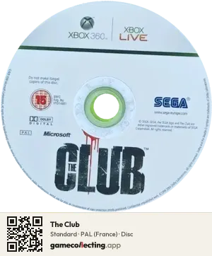 The Club Xbox 360, PAL disc