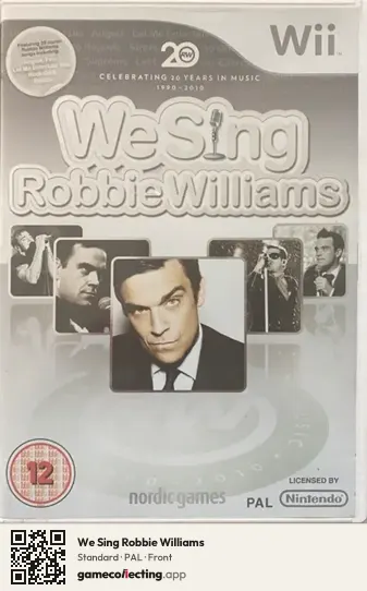 We Sing Robbie Williams Nintendo Wii, PAL box front