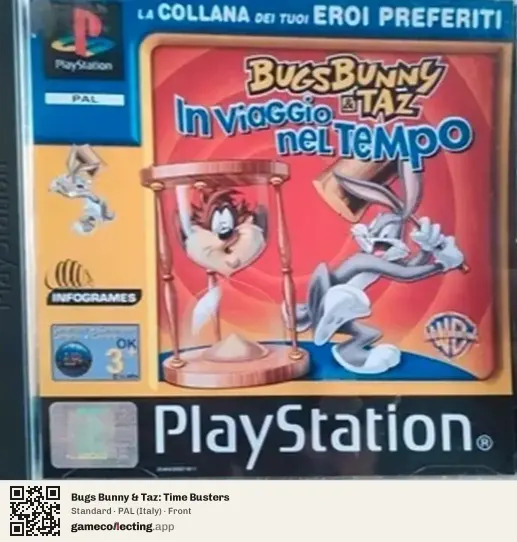 Bugs Bunny & Taz: Time Busters PlayStation, Italy box front