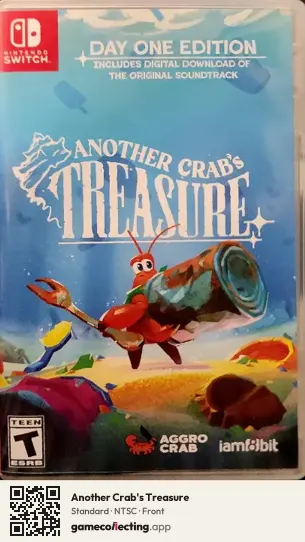 Another Crab's Treasure Nintendo Switch, NTSC box front