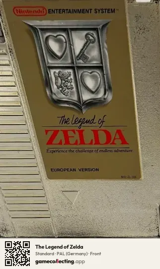 The Legend of Zelda Nintendo Entertainment System, Germany box front