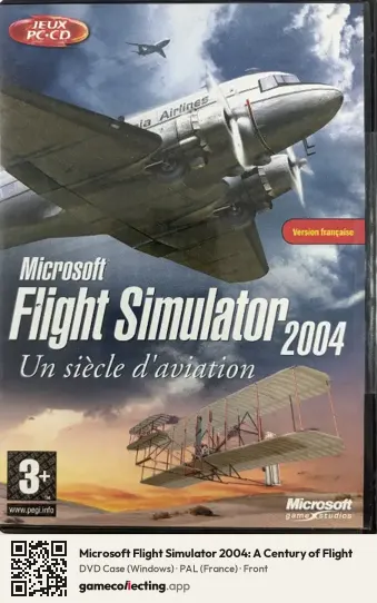 Microsoft Flight Simulator 2004: A Century of Flight Computer, France box front