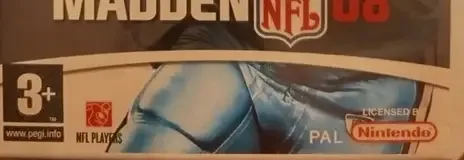 Madden NFL 08, the PEGI square on its front