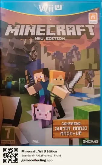 Minecraft: Wii U Edition Nintendo Wii U, France box front