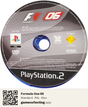 Formula One 06 PlayStation 2, PAL disc
