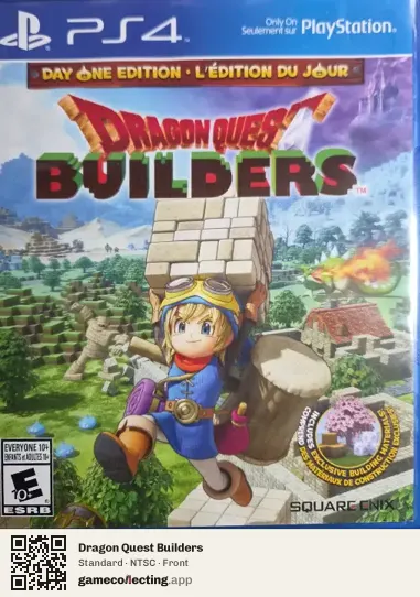 Dragon Quest Builders PlayStation 4, NTSC box front