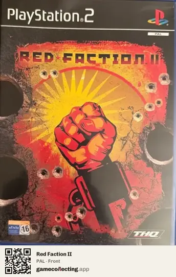 Red Faction II PlayStation 2, PAL box front
