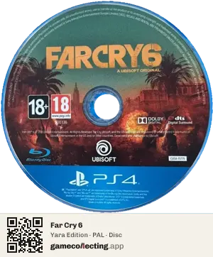 Far Cry 6 PlayStation 4, PAL disc