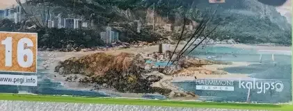 Tropico 3, the PEGI square on its front