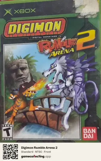 Digimon Rumble Arena 2 Xbox, NTSC box front