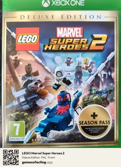 LEGO Marvel Super Heroes 2 Xbox One, PAL box front
