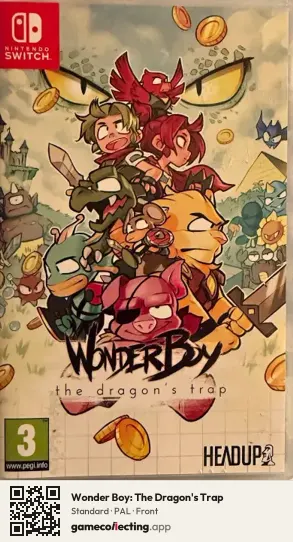 Wonder Boy: The Dragon's Trap Nintendo Switch, PAL box front