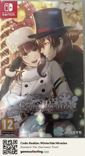 Code: Realize: Wintertide Miracles Nintendo Switch, Germany box front