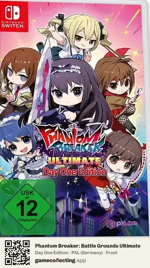 Phantom Breaker: Battle Grounds Ultimate Nintendo Switch, Germany box front