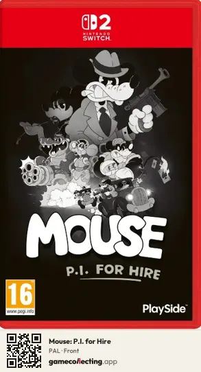 Mouse: P.I. for Hire Nintendo Switch 2, PAL box front