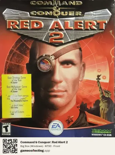 Command & Conquer: Red Alert 2 Computer, NTSC box front