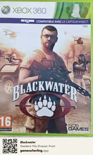 Blackwater Xbox 360, France box front